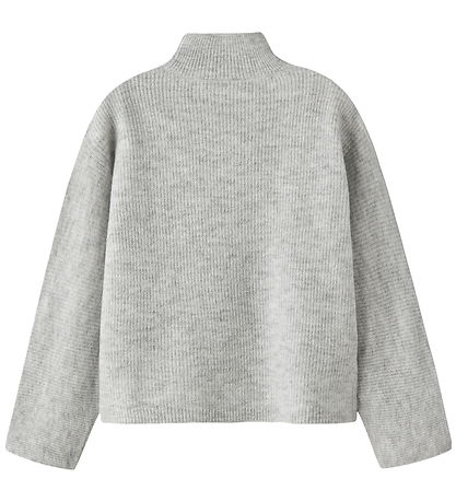 Name it-NKFNUVA LS KNIT-Light Grey Melange