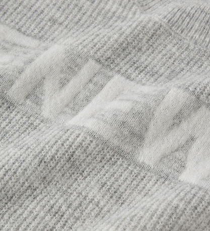 Name it-NKFNUVA LS KNIT-Light Grey Melange