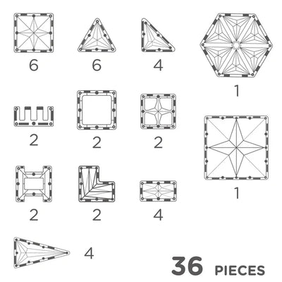 Cleverclixx-Petite Pack Pastel | 36 Teile