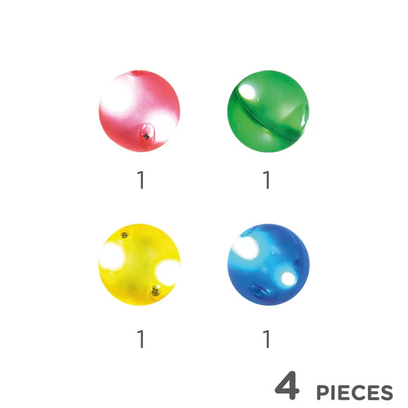Cleverclixx- Balls Pack Dazzling Lights | 4 Teile