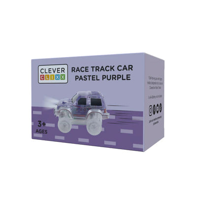 Cleverclixx- Race Track Car Pastel Purple