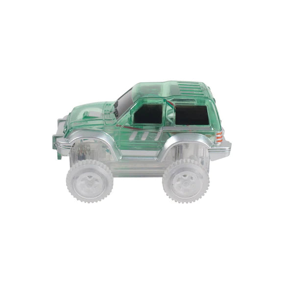 Cleverclixx- Race Track Car Pastel Green