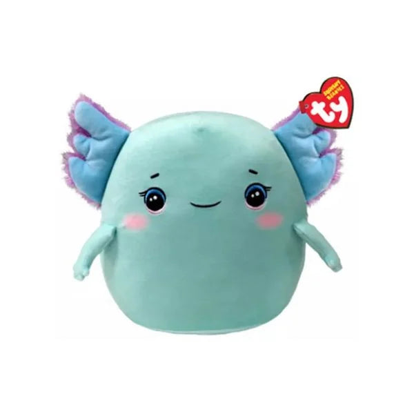 TY-Squishy Beanies- Blauer Axolotl Charlie