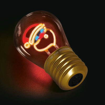 Deko-Tischlampe in Glühbirnenform - Santa Claus - Bulb Fiction