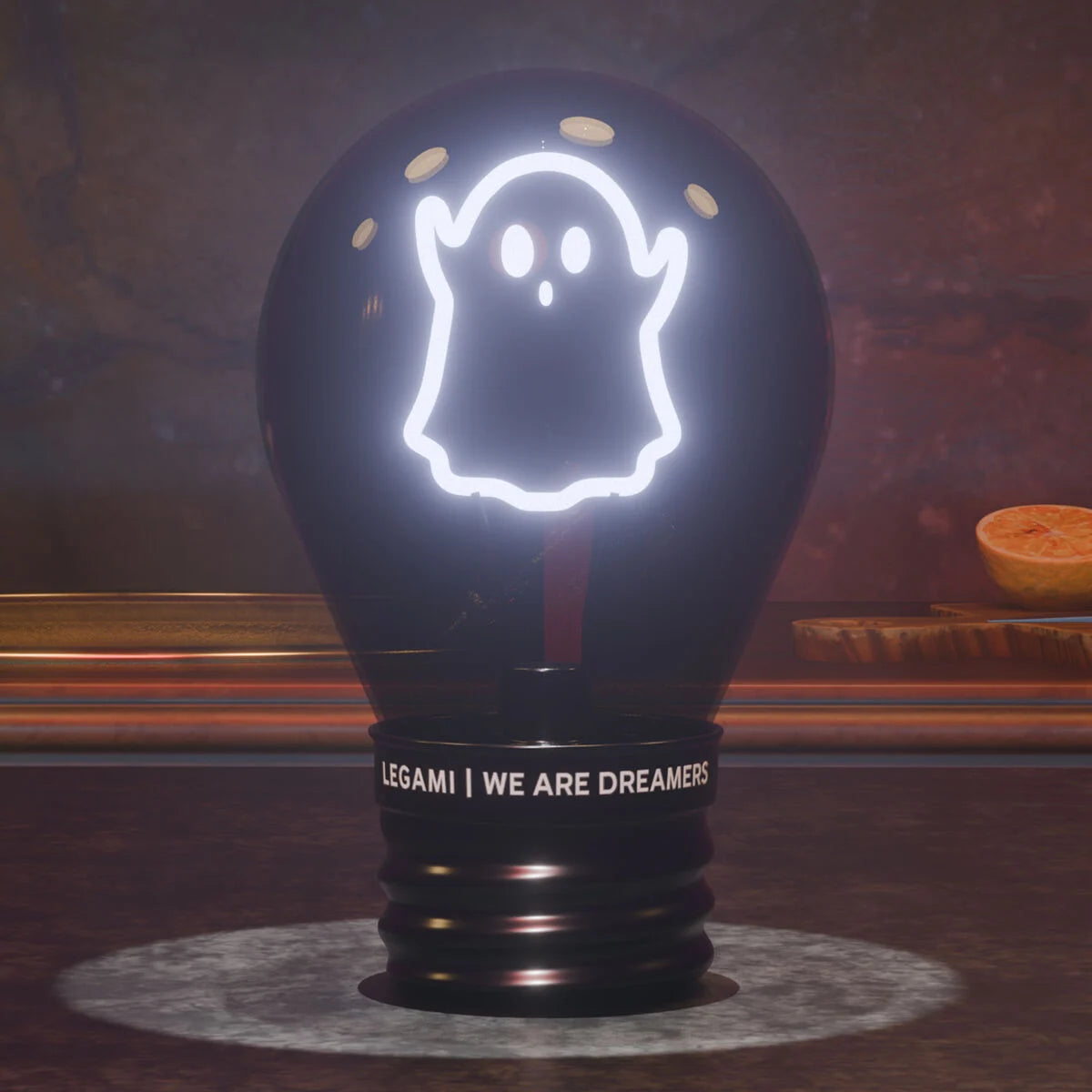Legami Deko-Tischlampe in Glühbirnenform - Ghost - Bulb Fiction