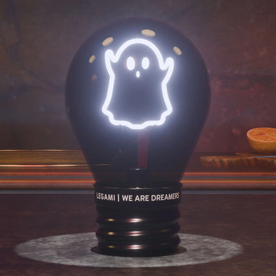 Legami Deko-Tischlampe in Glühbirnenform - Ghost - Bulb Fiction