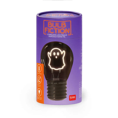 Legami Deko-Tischlampe in Glühbirnenform - Ghost - Bulb Fiction