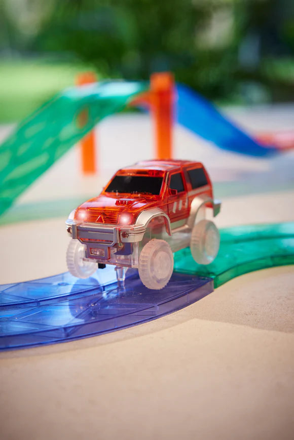 Cleverclixx- Race Track Car Red