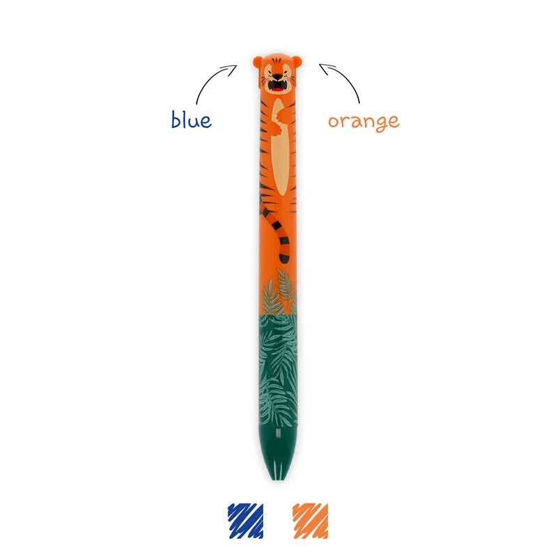 Legami - Zweifarbiger Kugelschreiber - Click&Clack - Tiger