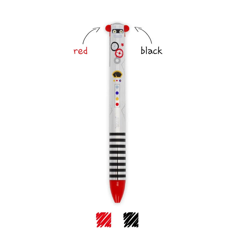 Legami - Zweifarbiger Kugelschreiber - Click&Clack - Robot