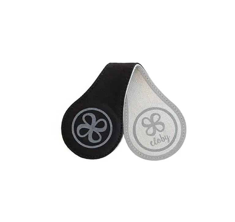 Canvas Reflective Clips-Black/Grey-10x6 cm(folded)
