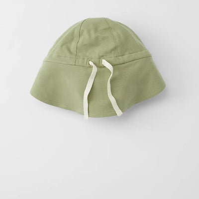 Wendbarer Sonnenhut UPF 50+ Olive Green/Sandy Beach