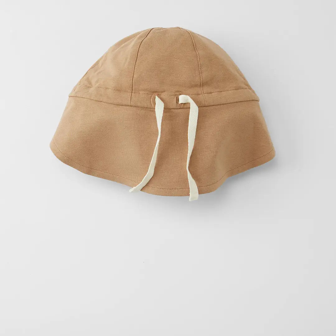 Wendbarer Sonnenhut UPF 50+ Peanut Brown/Sandy Beach