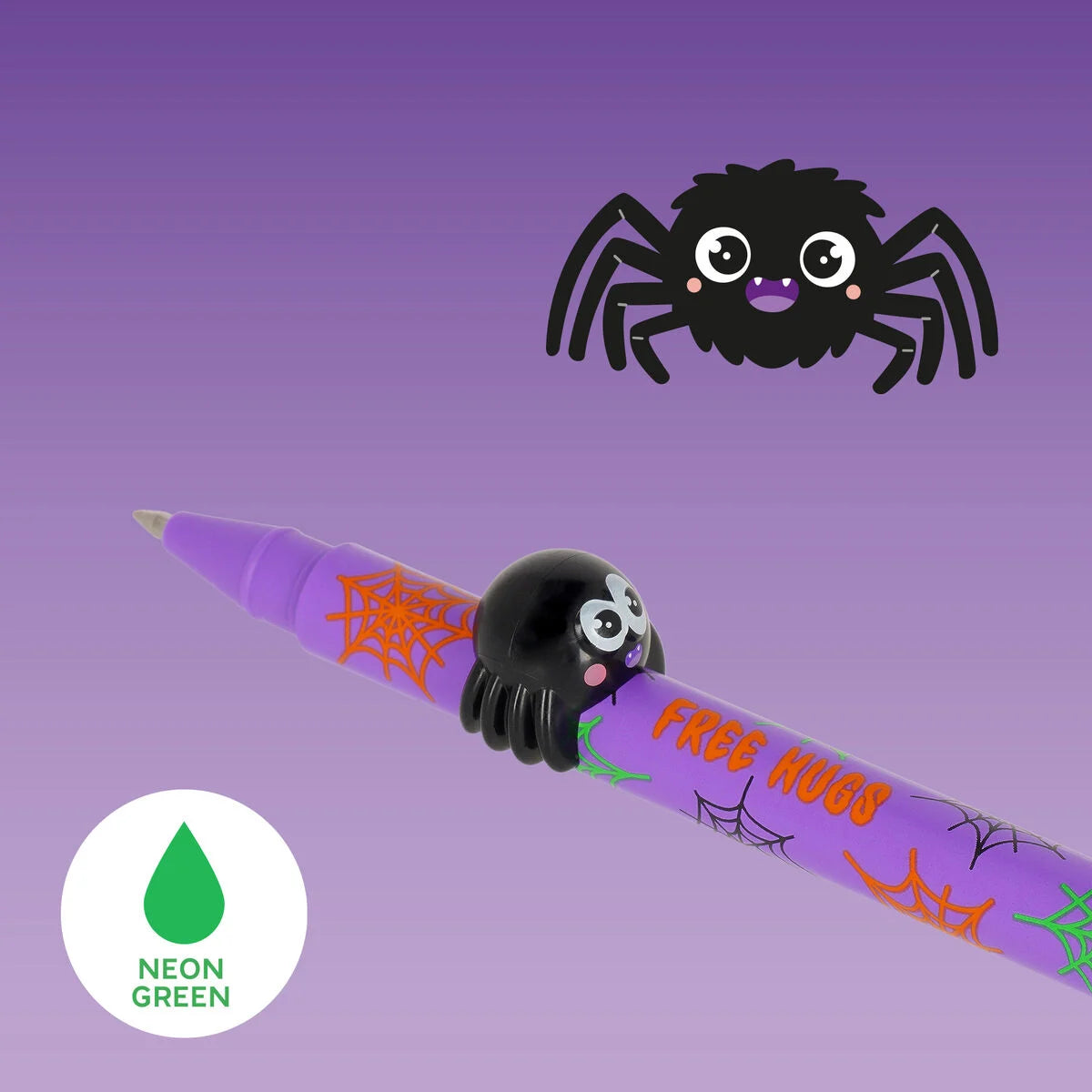 Legami Gelstift mit Deko-Tierchen Spider „Free Hugs“ - Lovely Friends