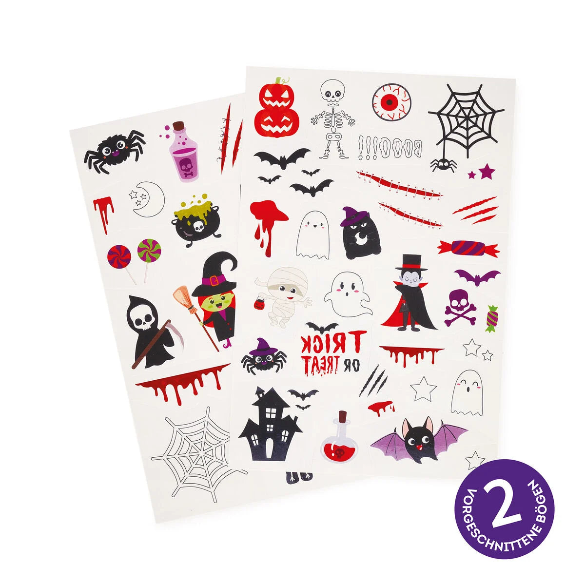 Legami Abziehtattoos - Halloween - Tattoos