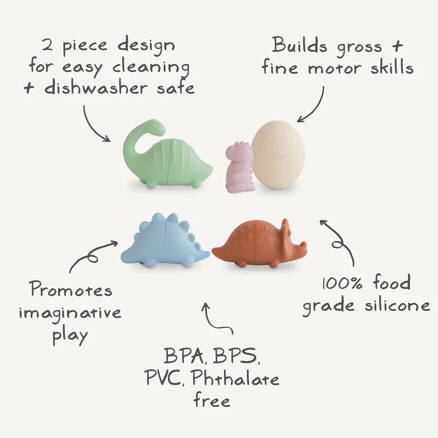 Dino Mold Free Badespielset