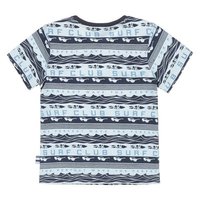 Dirkje Jungen T-Shirt blau weiß surfen