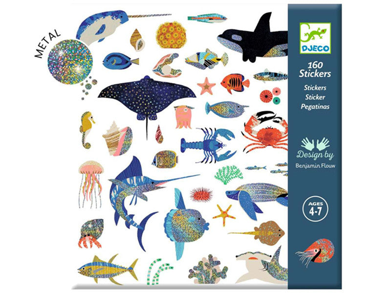 Djeco- 160 Sticker Ozean