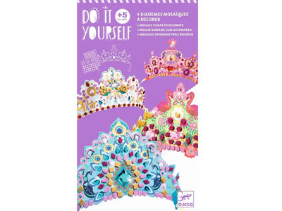 Djeco DIY Mosaik Diademe PRINZESSIN