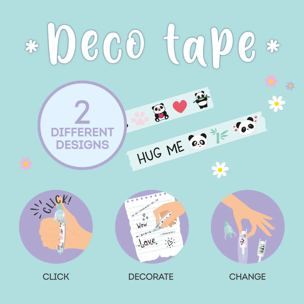 Stift mit Dekoband - Deco Tape