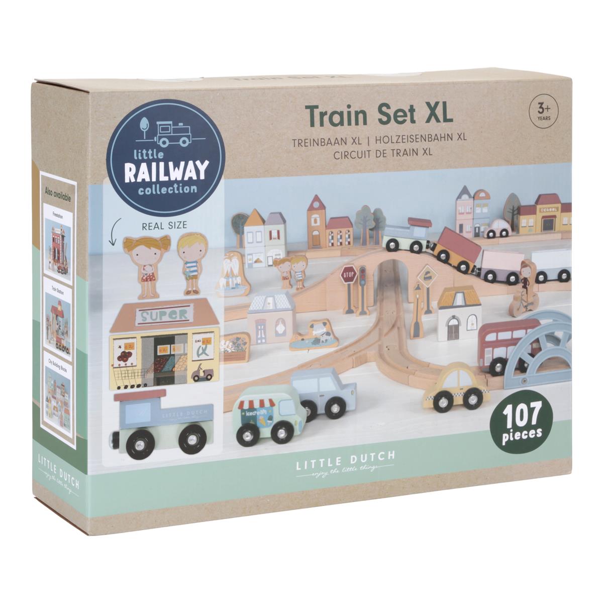 Holzeisenbahn XXL - Starter-Set FSC