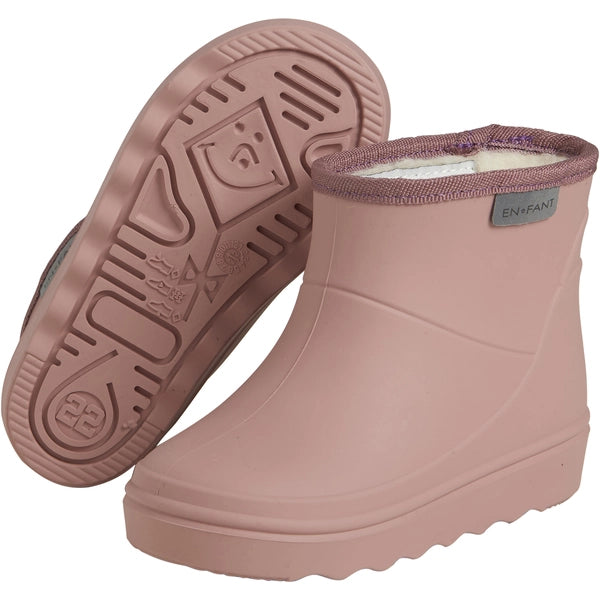 En Fant-Thermo Boots Short Solid-Old Rose