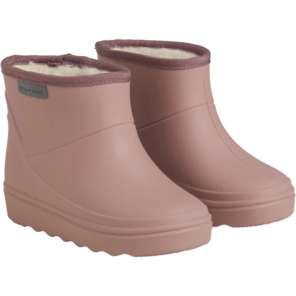 En Fant-Thermo Boots Short Solid-Old Rose