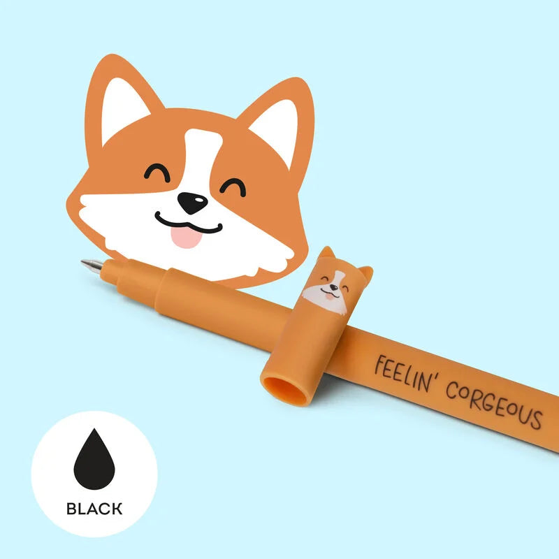 Legami Löschbarer Gelstift - Erasable Pen Corgi