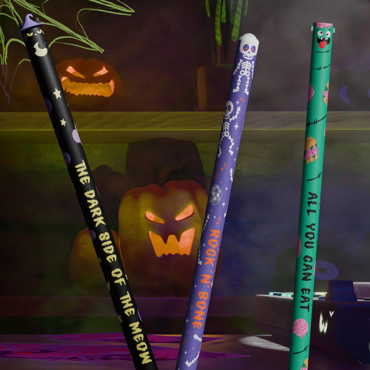 Legami Set mit 3 löschbaren Gelstiften - The Boo Crew - Erasable Pen