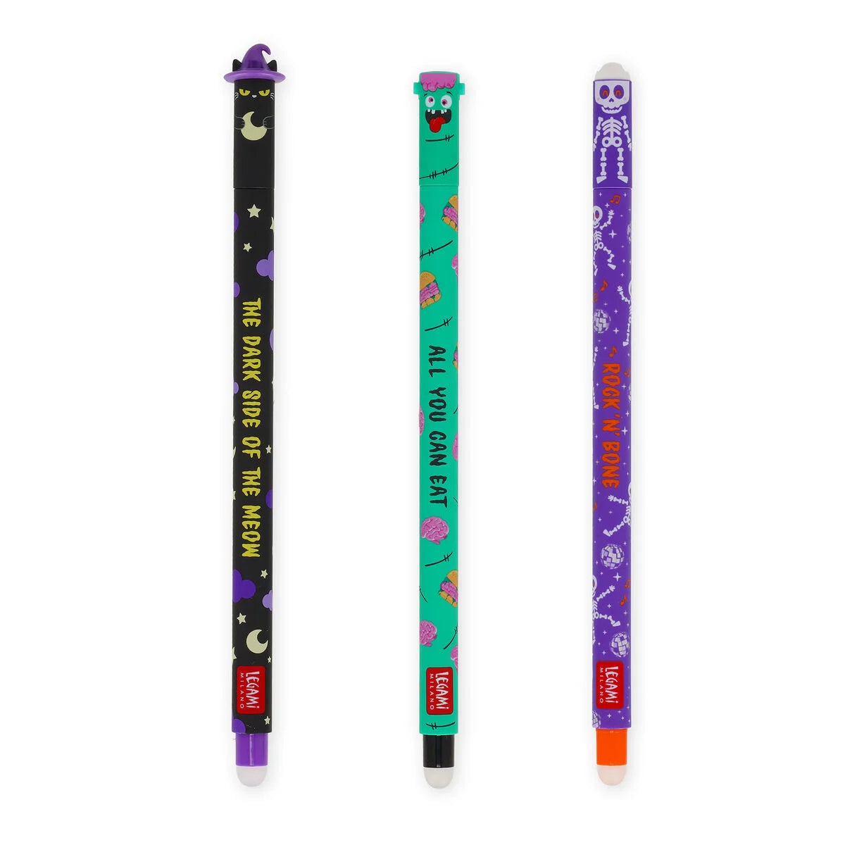 Legami Set mit 3 löschbaren Gelstiften - The Boo Crew - Erasable Pen