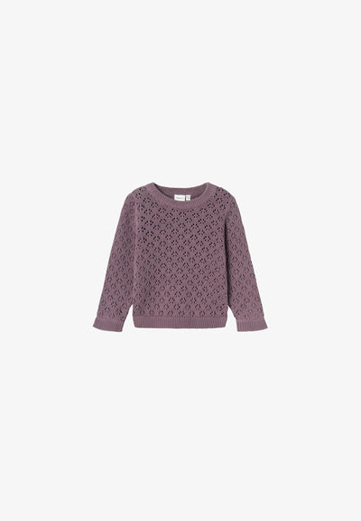 Name it-NMFNASIGNE LS KNIT-Arctic Dusk