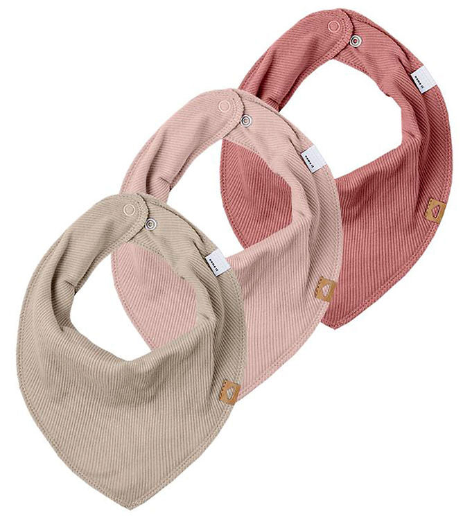 name it-NBFYVETTENAYAN 3P SCARF BIB RIB-Rose Smoke