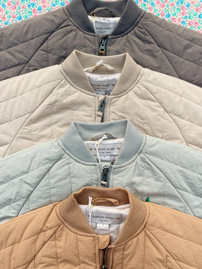 Konges Sloejd-JUNO BOMBER JACKET-WALNUT