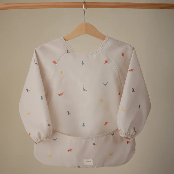 Mushi- Long Sleeve Bib - Dinos