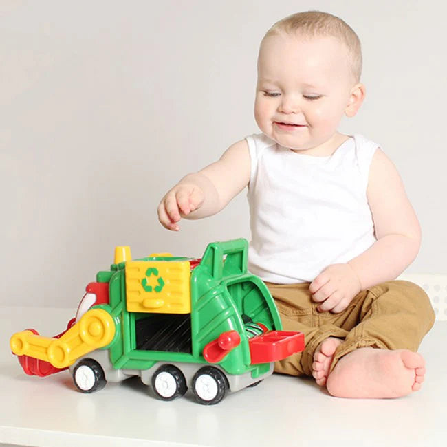 WOW Toys-Flip ‚n‘ Tip Fred Recycling-/Müllwagen