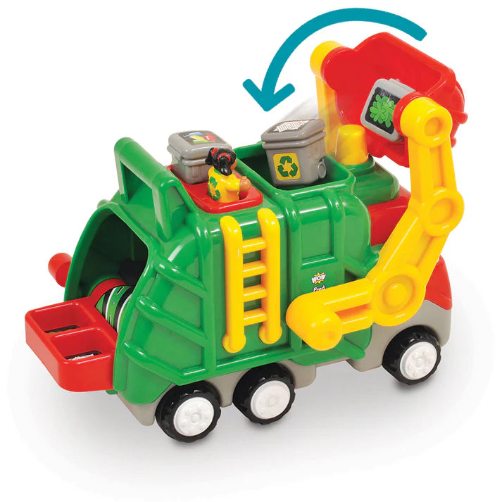 WOW Toys-Flip ‚n‘ Tip Fred Recycling-/Müllwagen