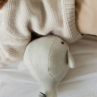 Flow Amsterdam -Moby (grey) - Rechargeable heartbeat comforter