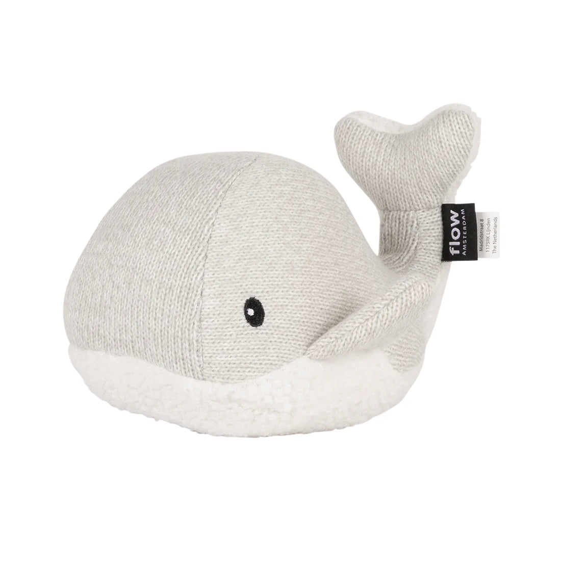 Flow Amsterdam -Moby (grey) - Rechargeable heartbeat comforter