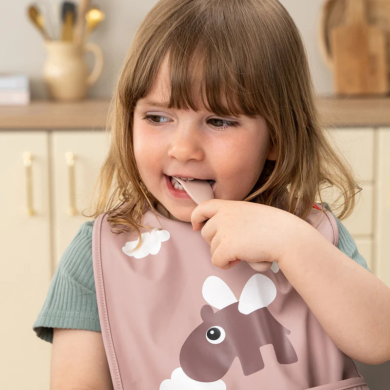 Foodie Kinderbesteck-Set Happy dots Rosa