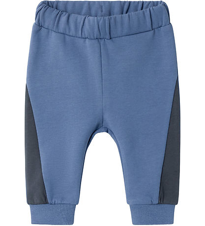 name it-NBMRINOS SWEAT PANT BRU-Bijou Blue