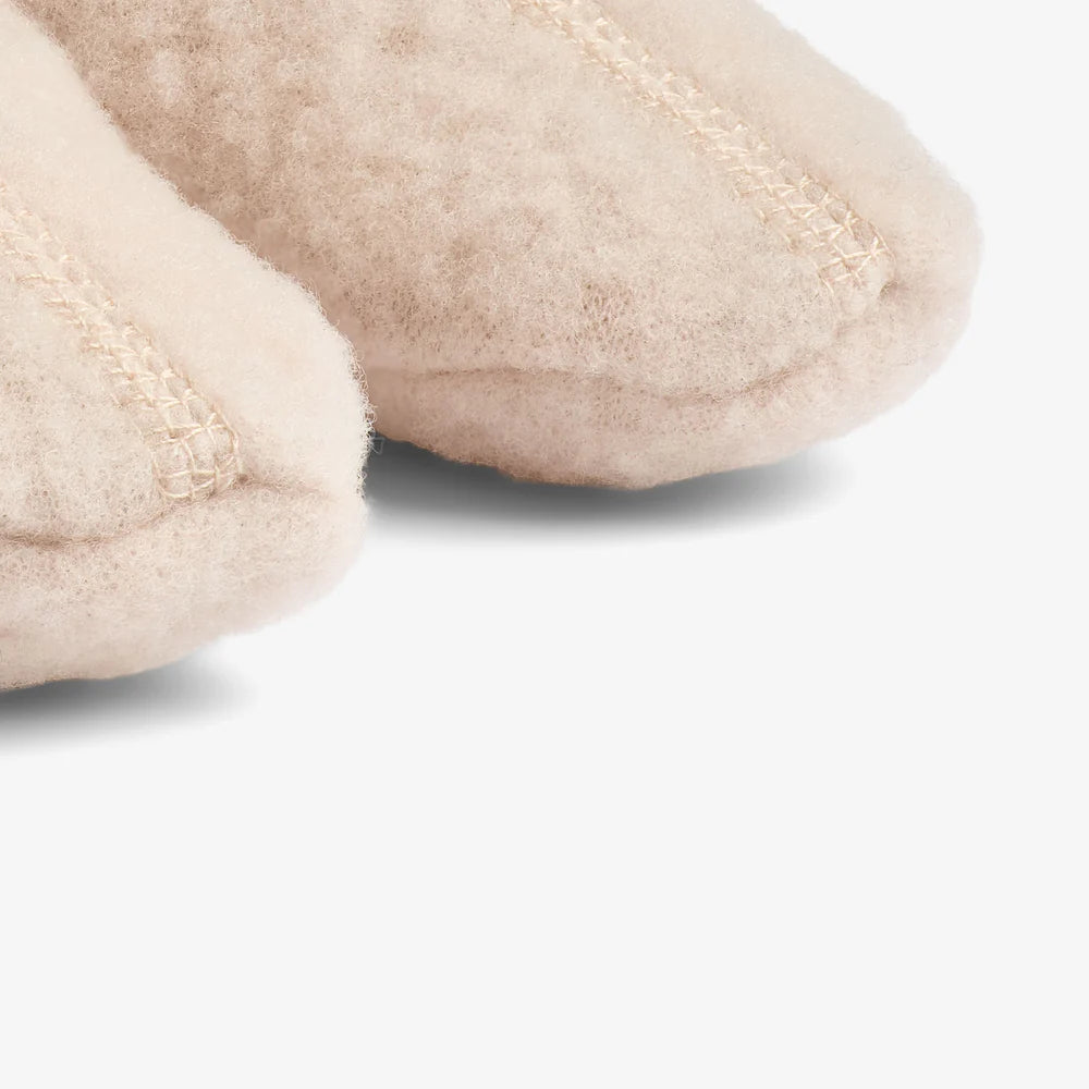 Wheat-Wool Fleece Booties Lei-1356 pale lilac
