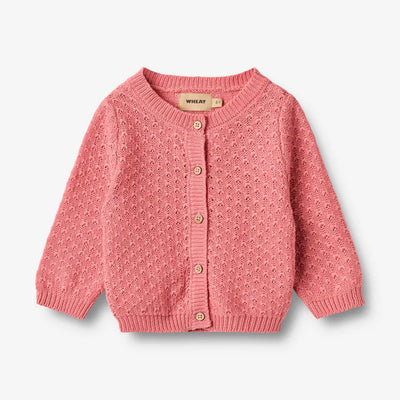 Wheat-Knit Cardigan Magnella-9568 soft pink