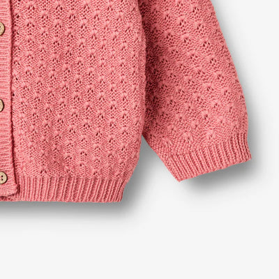 Wheat-Knit Cardigan Magnella-9568 soft pink