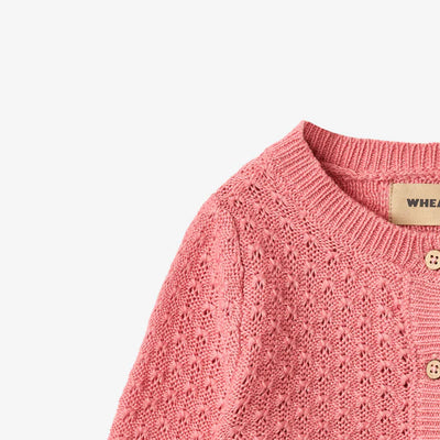 Wheat-Knit Cardigan Magnella-9568 soft pink