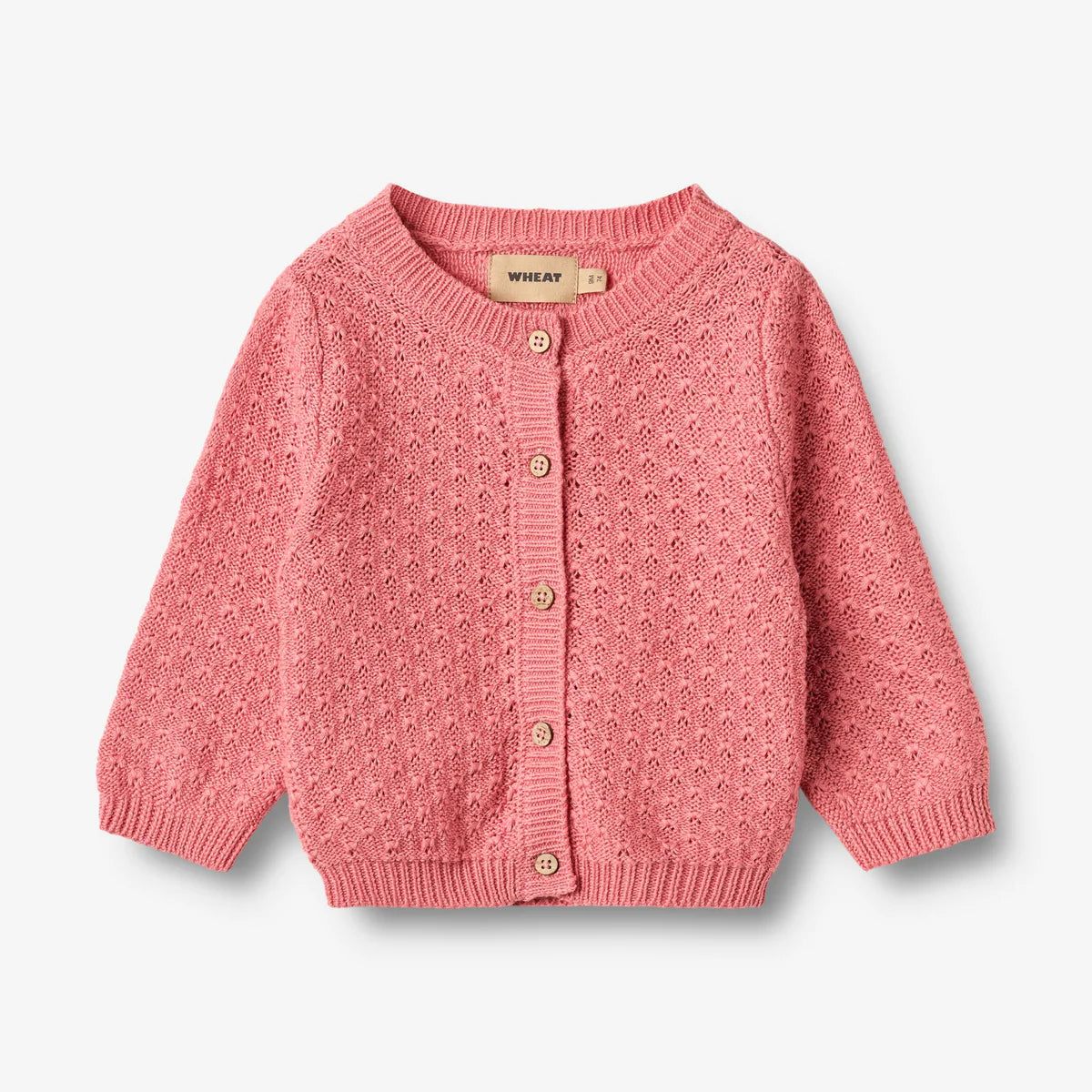 Wheat-Knit Cardigan Magnella-9568 soft pink