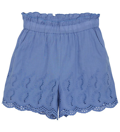 Creamie-Shorts Embroidery-Colony Blue