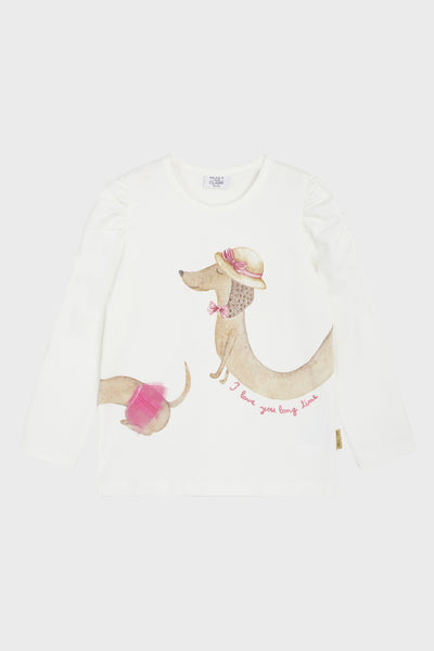 Hust and Claire-HCAngela - T-shirt-Ivory
