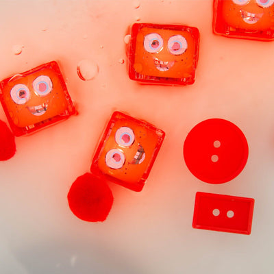 GLO PALS - Badespielzeug Cubes Sammy Red