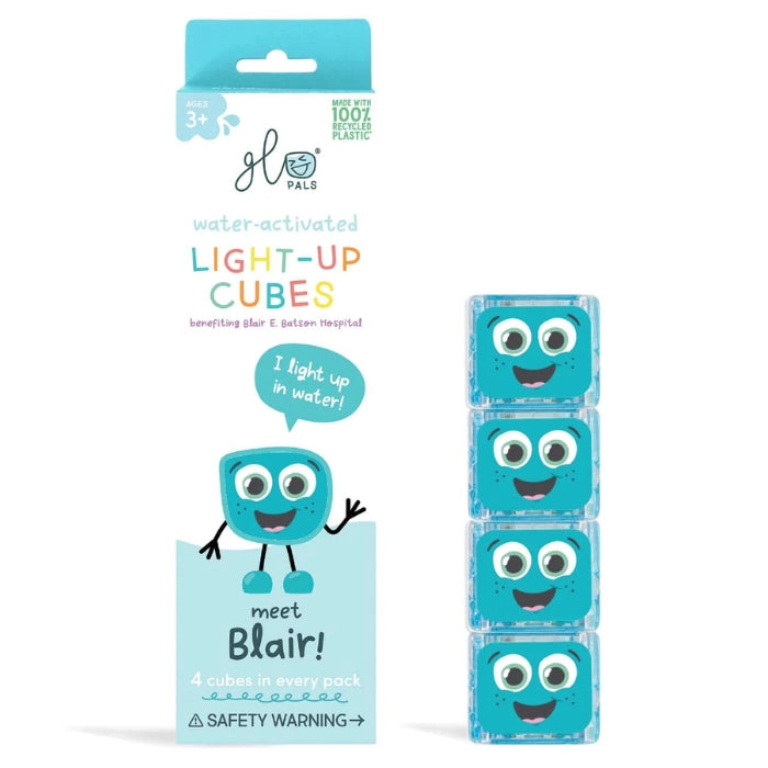 GLO PALS - Badespielzeug Cubes Blair Blue