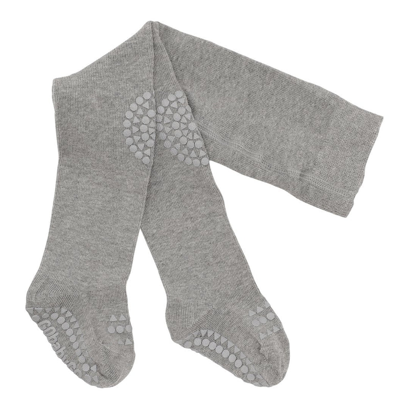 GoBABYGo-Crawling tights-Grey Melange